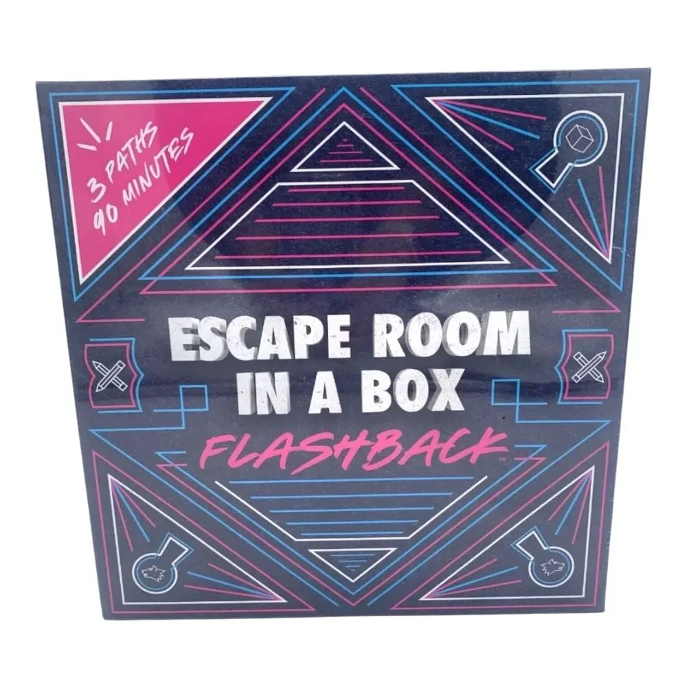 Escape Room In A Box Flashback Board Game Mattel Complete Family Game Night